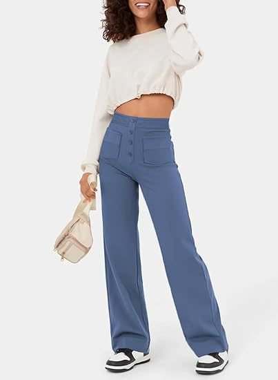 Pantalon taille haute élastique | Style moderne et confort optimal