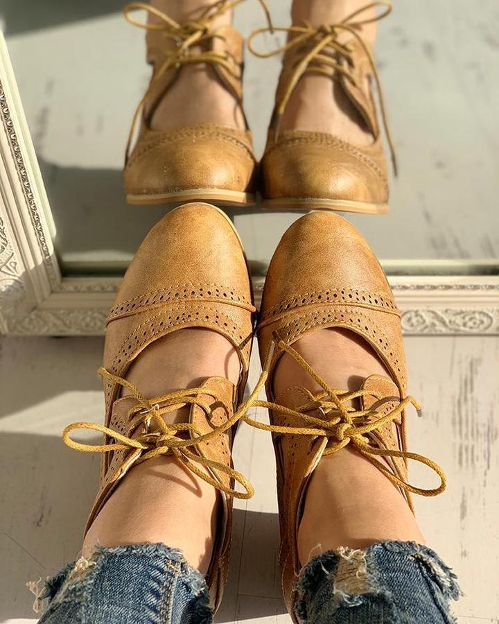 Chaussures à lacets | Confort et style rétro