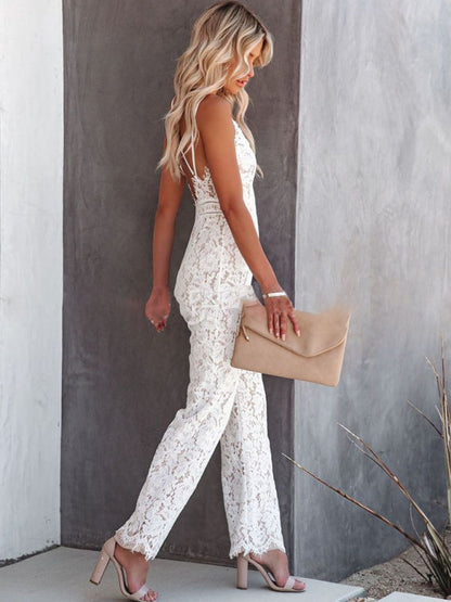 Combinaison élégante femme | Dentelle pour soirée chic