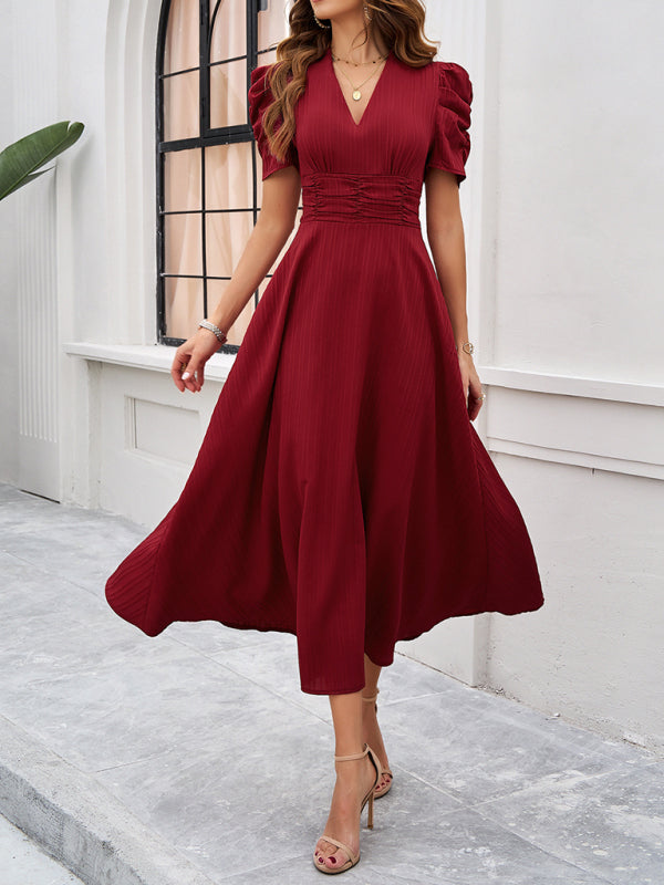 Robe midi élégante | Parfaite pour les cérémonies