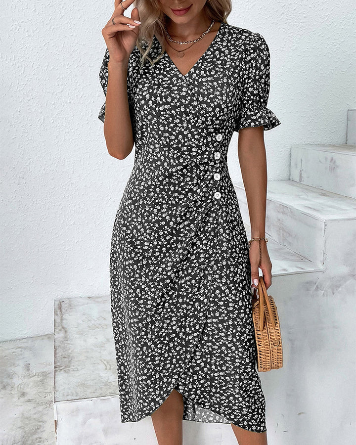 Robe fleurie élégante | Style estival raffiné