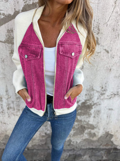 Veste en jean et polaire | Idéale pour la mi-saison