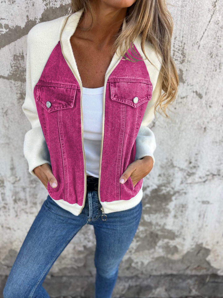 Veste en jean et polaire | Idéale pour la mi-saison