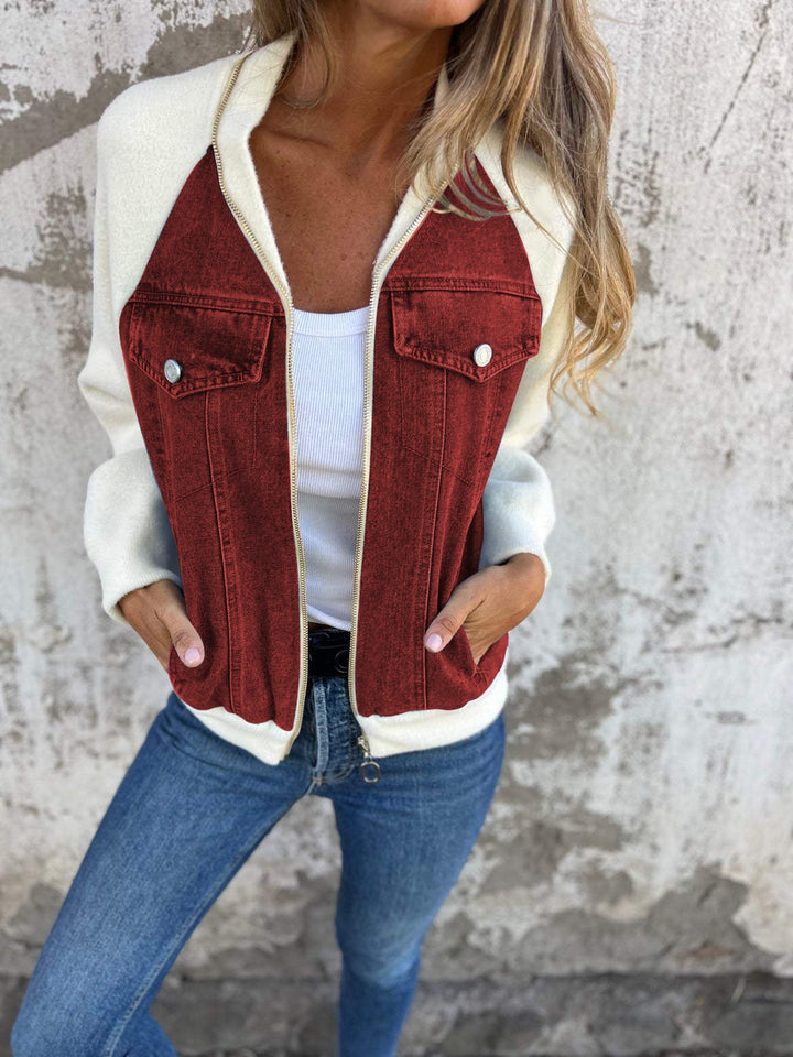 Veste en jean et polaire | Idéale pour la mi-saison