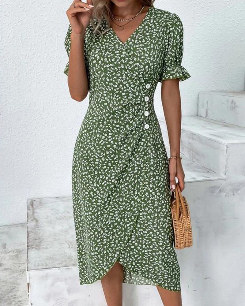 Robe fleurie élégante | Style estival raffiné