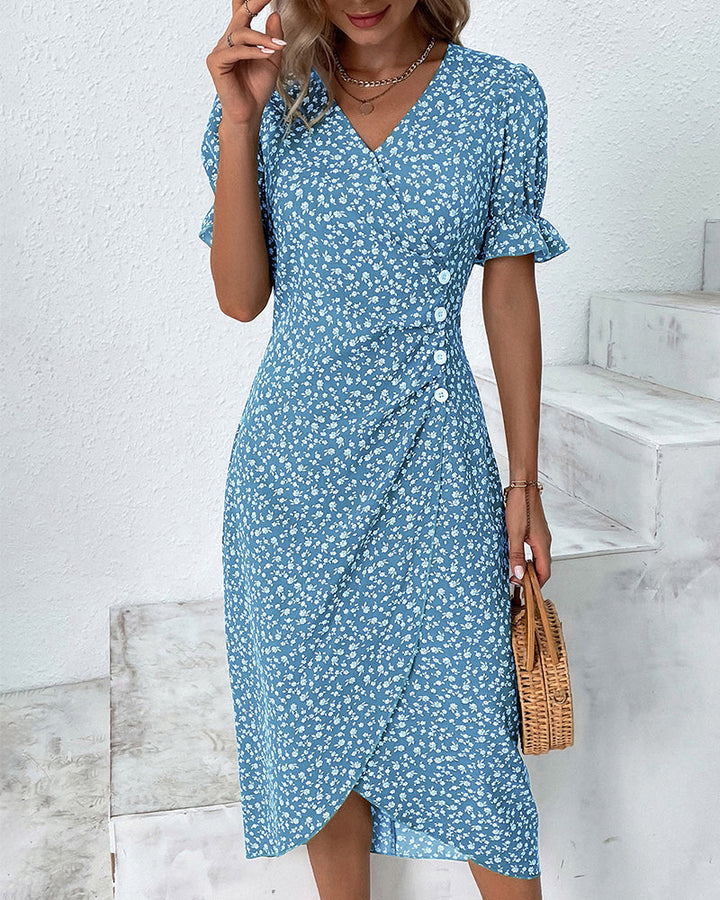 Robe fleurie élégante | Style estival raffiné