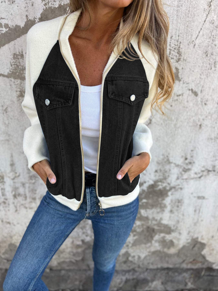 Veste en jean et polaire | Idéale pour la mi-saison