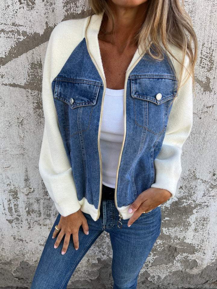 Veste en jean et polaire | Idéale pour la mi-saison