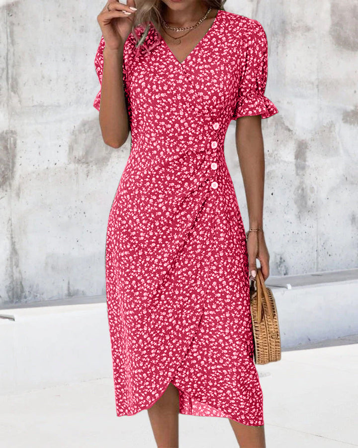 Robe fleurie élégante | Style estival raffiné