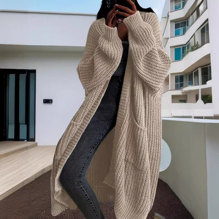 Gilet long oversize en maille | Pour un confort douillet au quotidien