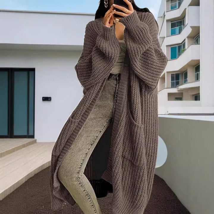 Gilet long oversize en maille | Pour un confort douillet au quotidien