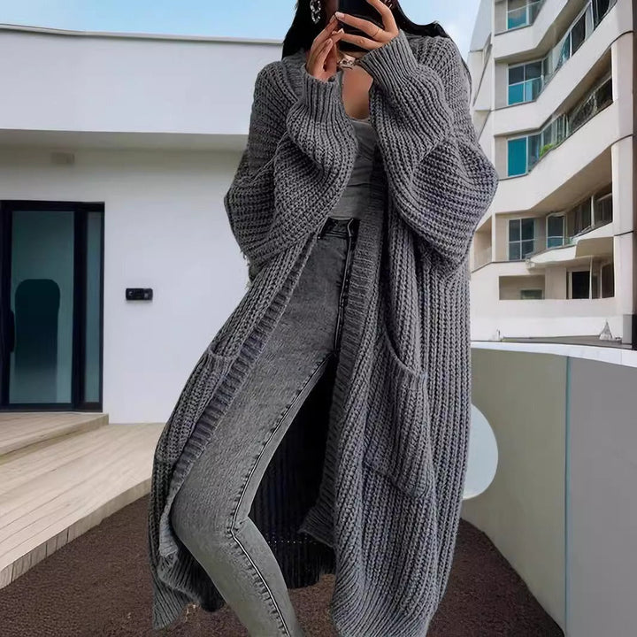 Gilet long oversize en maille | Pour un confort douillet au quotidien