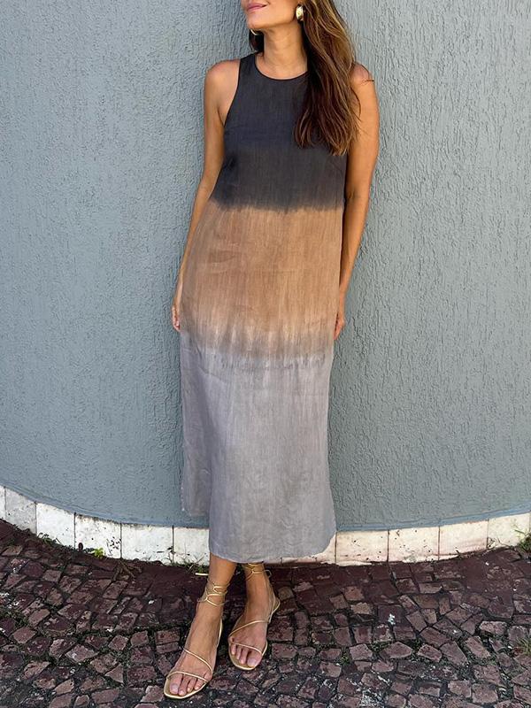 Robe midi tie-dye | Style décontracté chic