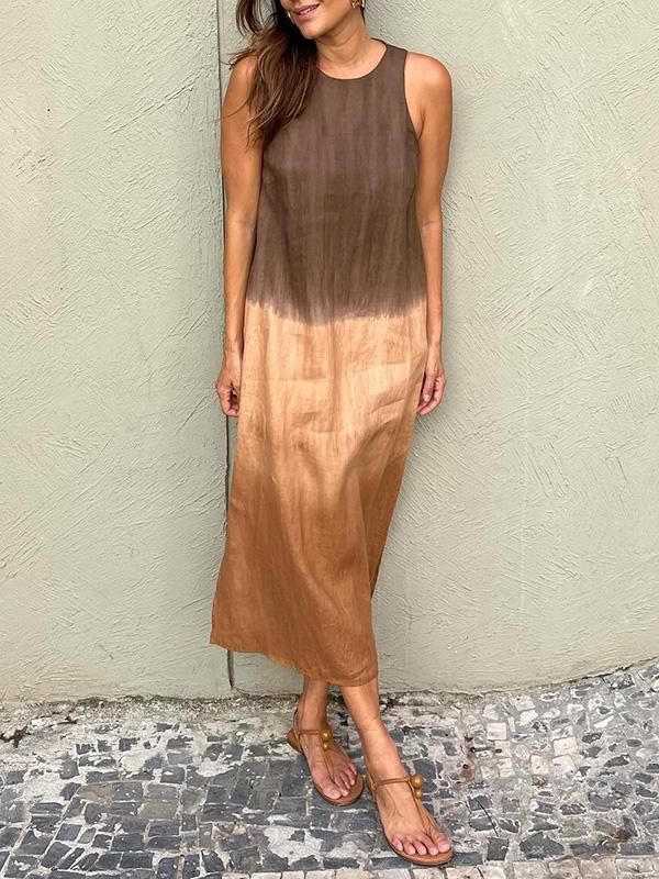 Robe midi tie-dye | Style décontracté chic