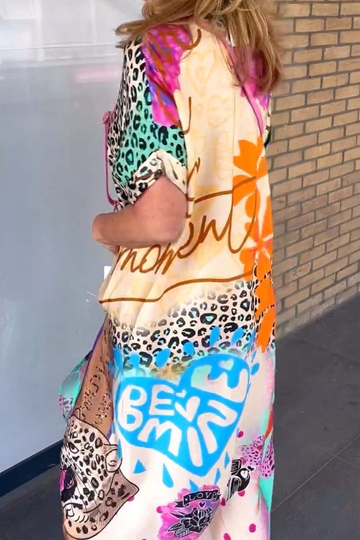 Robe d’été imprimé léopard | Style audacieux et coloré