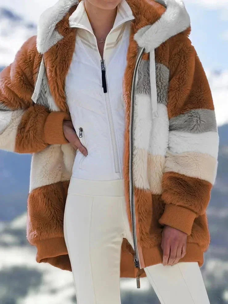 Manteau en laine d'agneau | Douceur hivernale en couleur