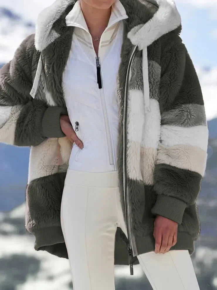 Manteau en laine d'agneau | Douceur hivernale en couleur