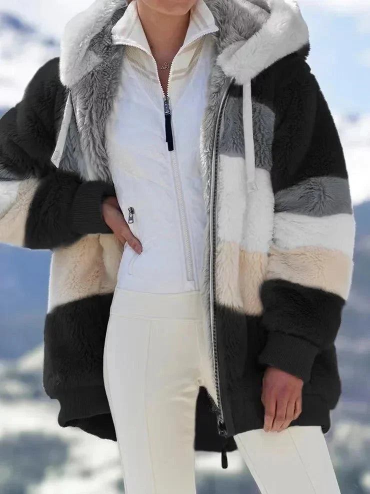 Manteau en laine d'agneau | Douceur hivernale en couleur