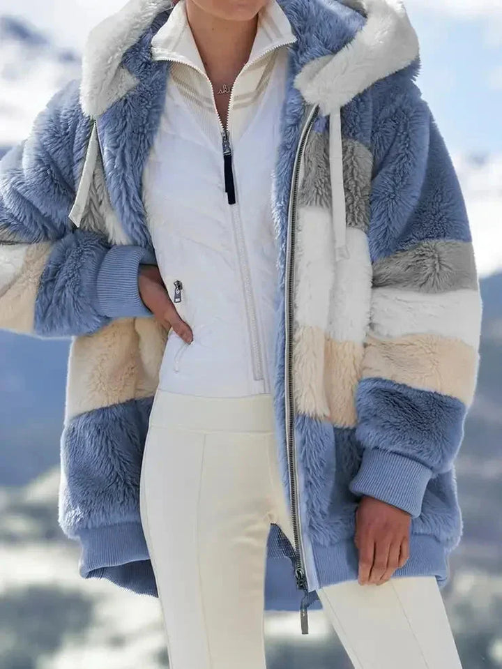 Manteau en laine d'agneau | Douceur hivernale en couleur