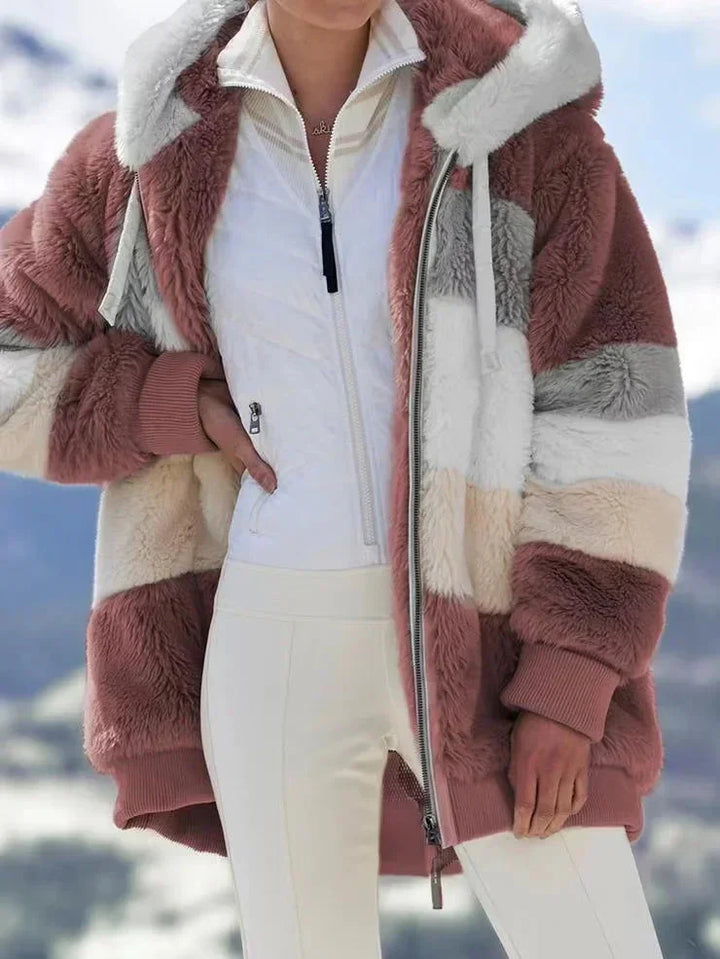 Manteau en laine d'agneau | Douceur hivernale en couleur