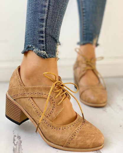 Chaussures à lacets | Confort et style rétro