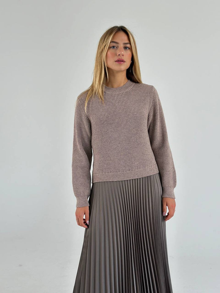 Robe longue plissée | Élégance en mouvement