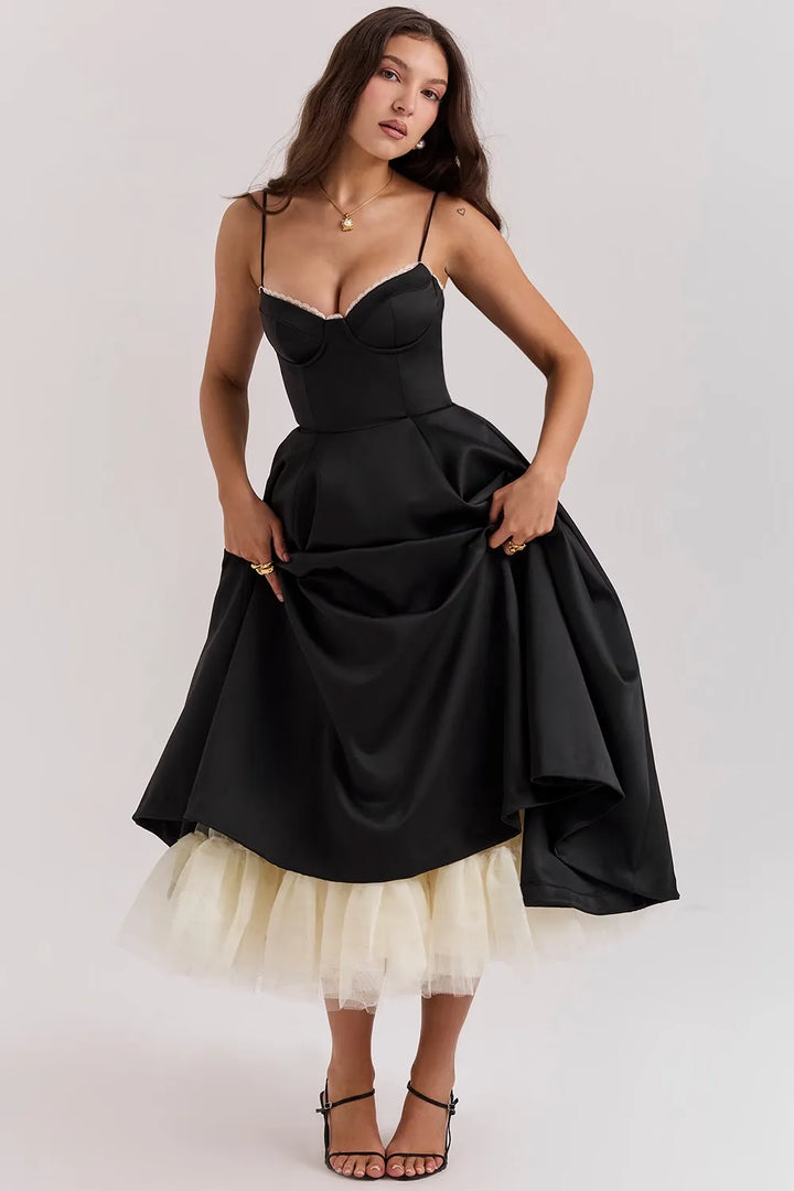 Robe midi élégante | Pour les soirées raffinées