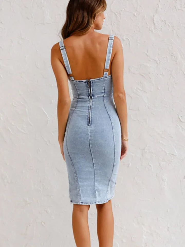 Robe en jean ajustée femme | Style urbain pour tous les jours
