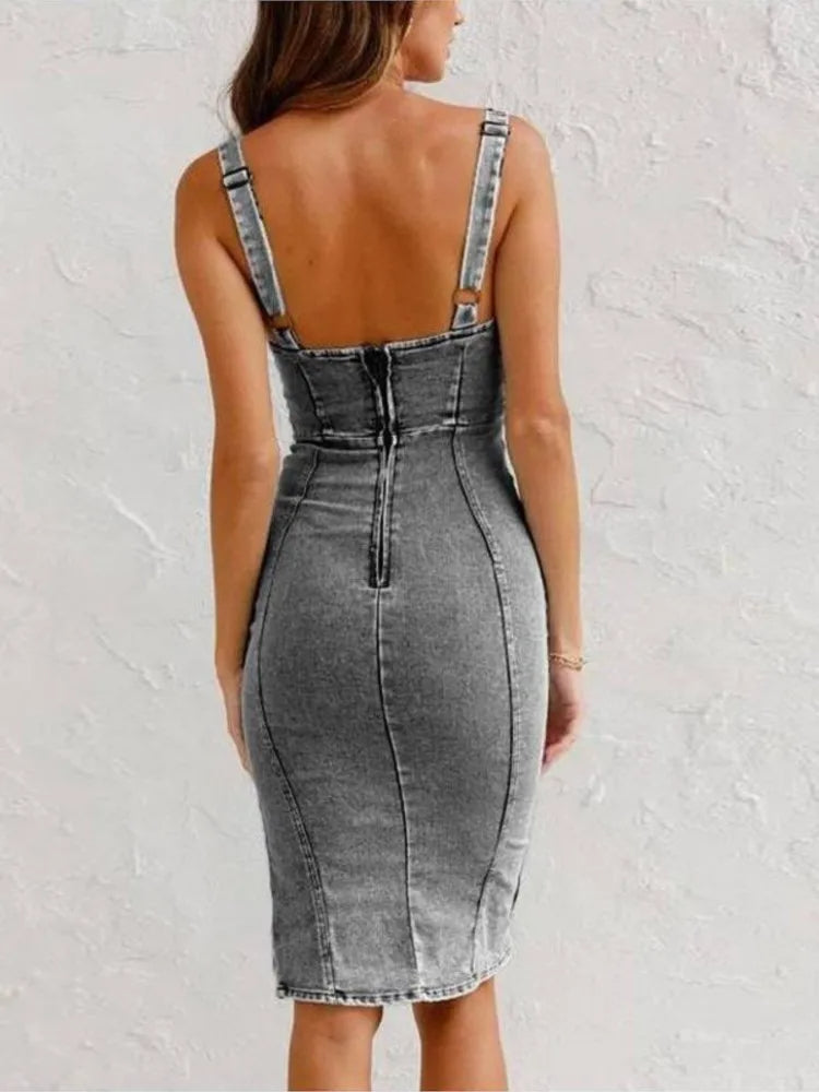 Robe en jean ajustée femme | Style urbain pour tous les jours