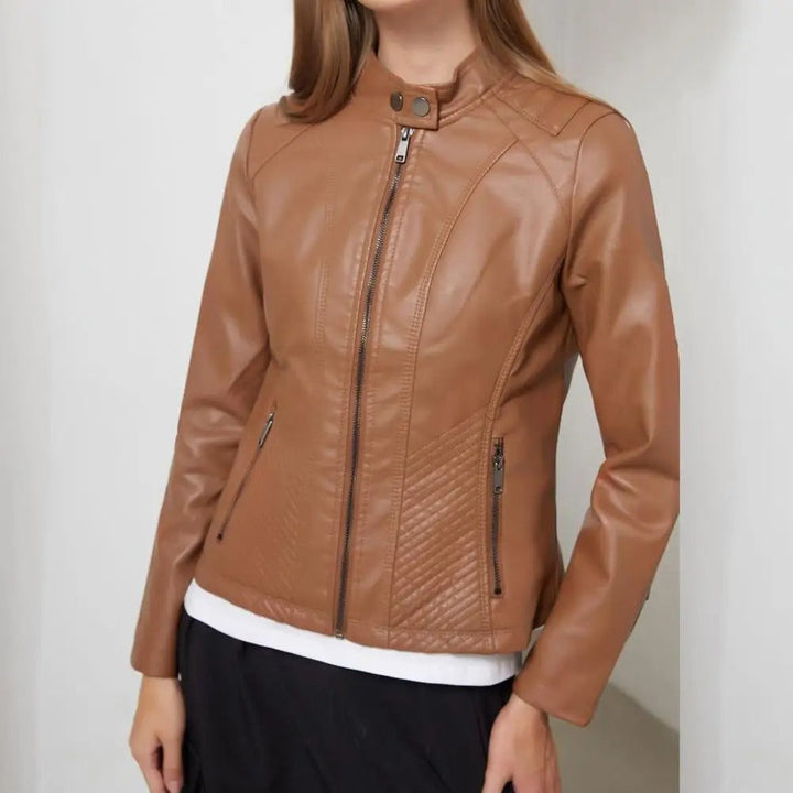 Veste en similicuir femme | Style chic et urbain