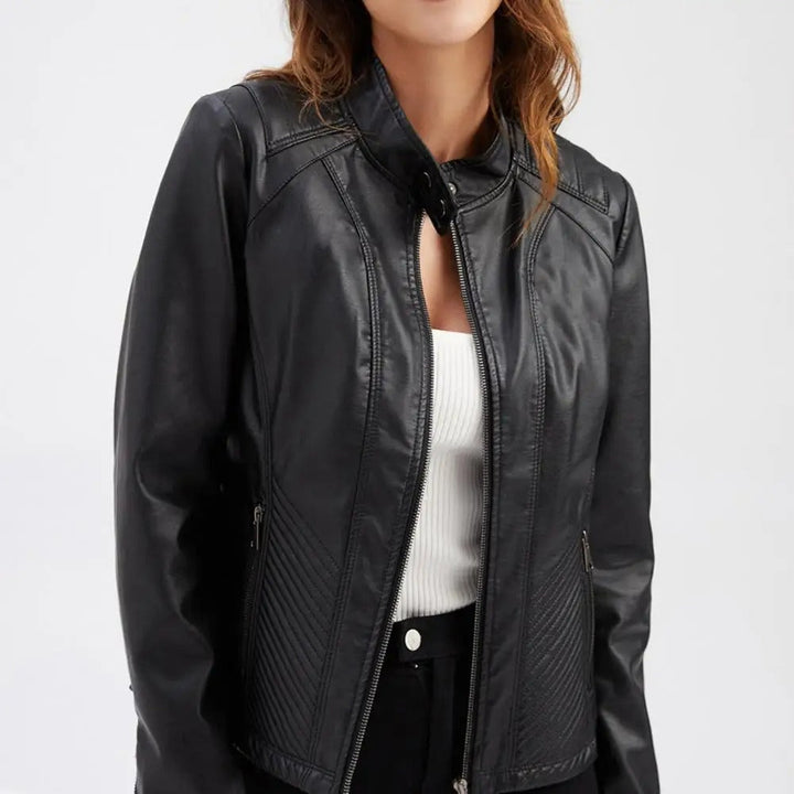 Veste en similicuir femme | Style chic et urbain