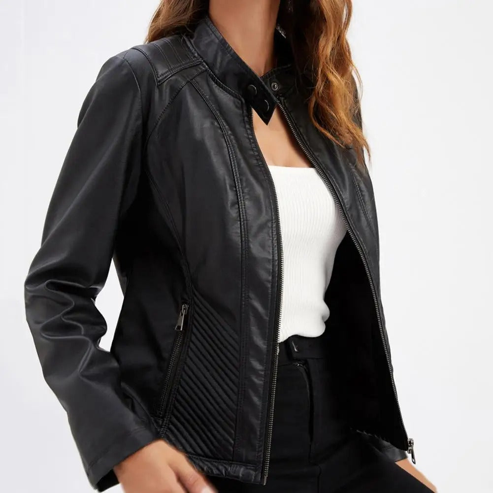 Veste en similicuir femme | Style chic et urbain