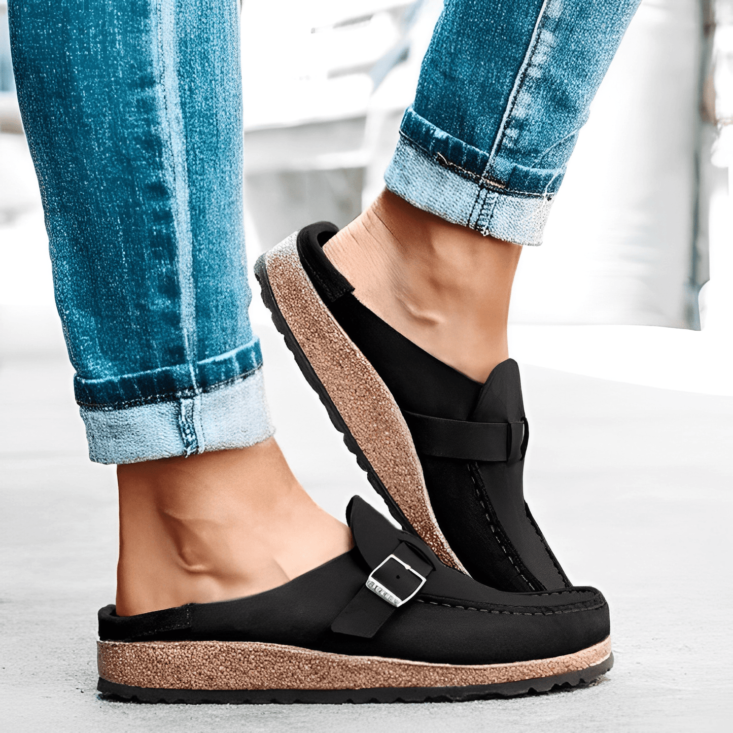 Mules confort orthopédiques | Idéales pour la maison et l'extérieur