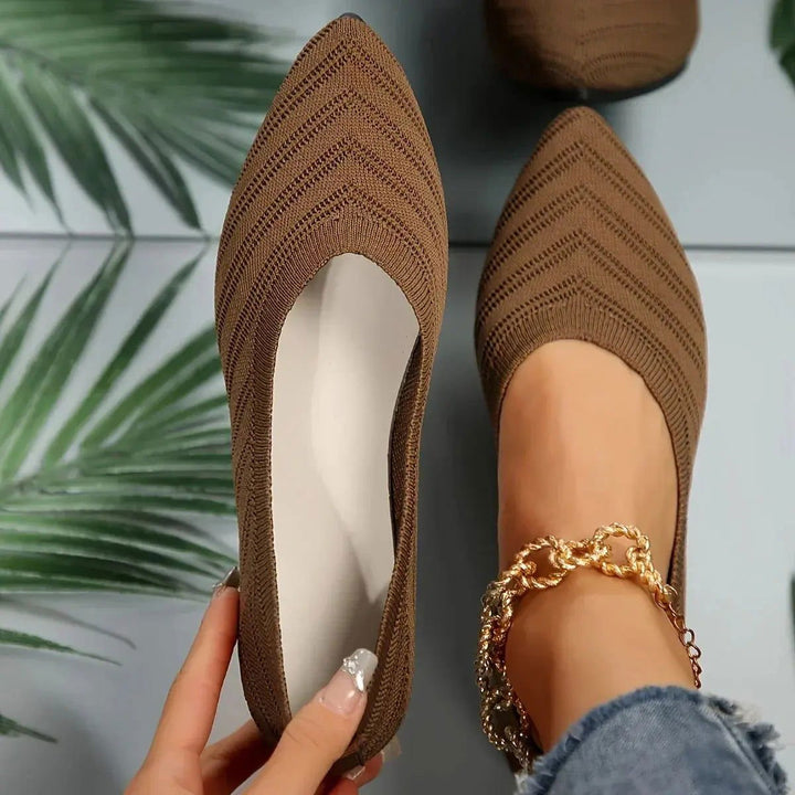 Ballerines tissées confort | Respirantes et faciles à enfiler