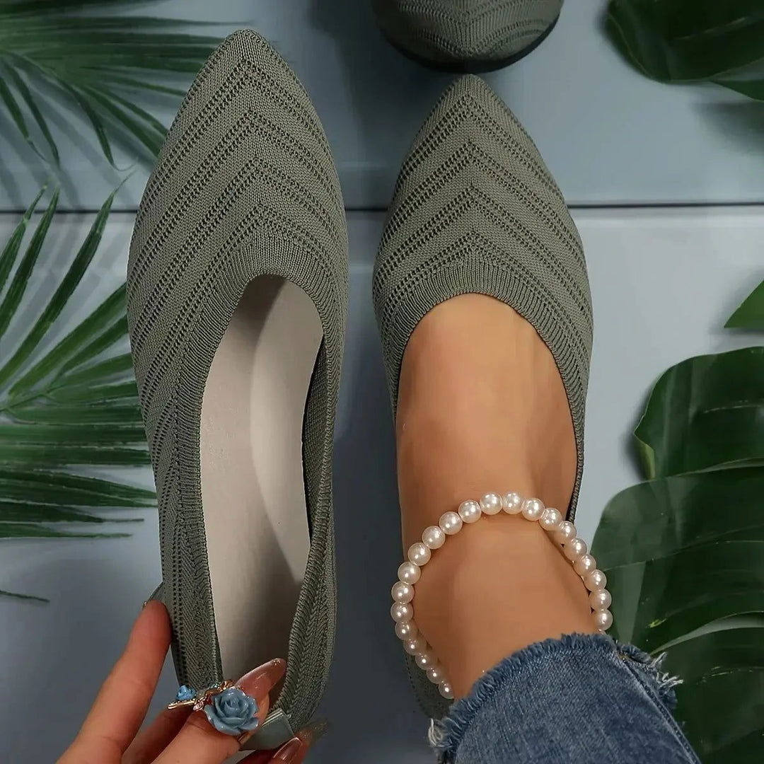 Ballerines tissées confort | Respirantes et faciles à enfiler