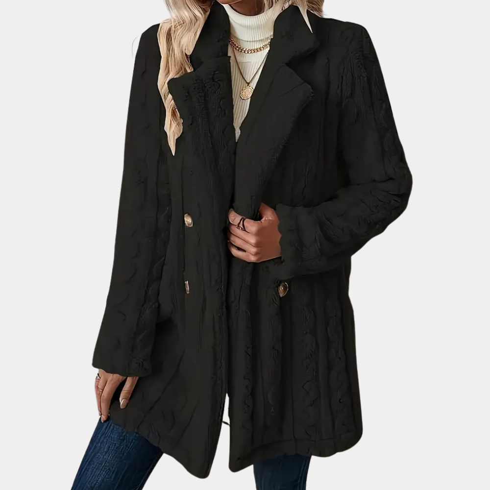 Manteau d'hiver en fausse fourrure torsadée | Élégance et chaleur réunies