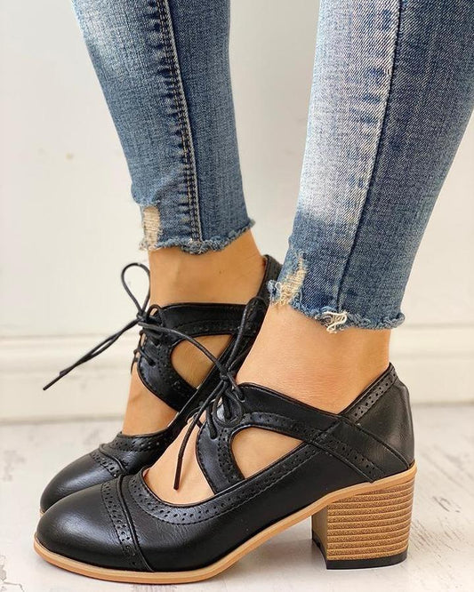 Chaussures à lacets | Confort et style rétro