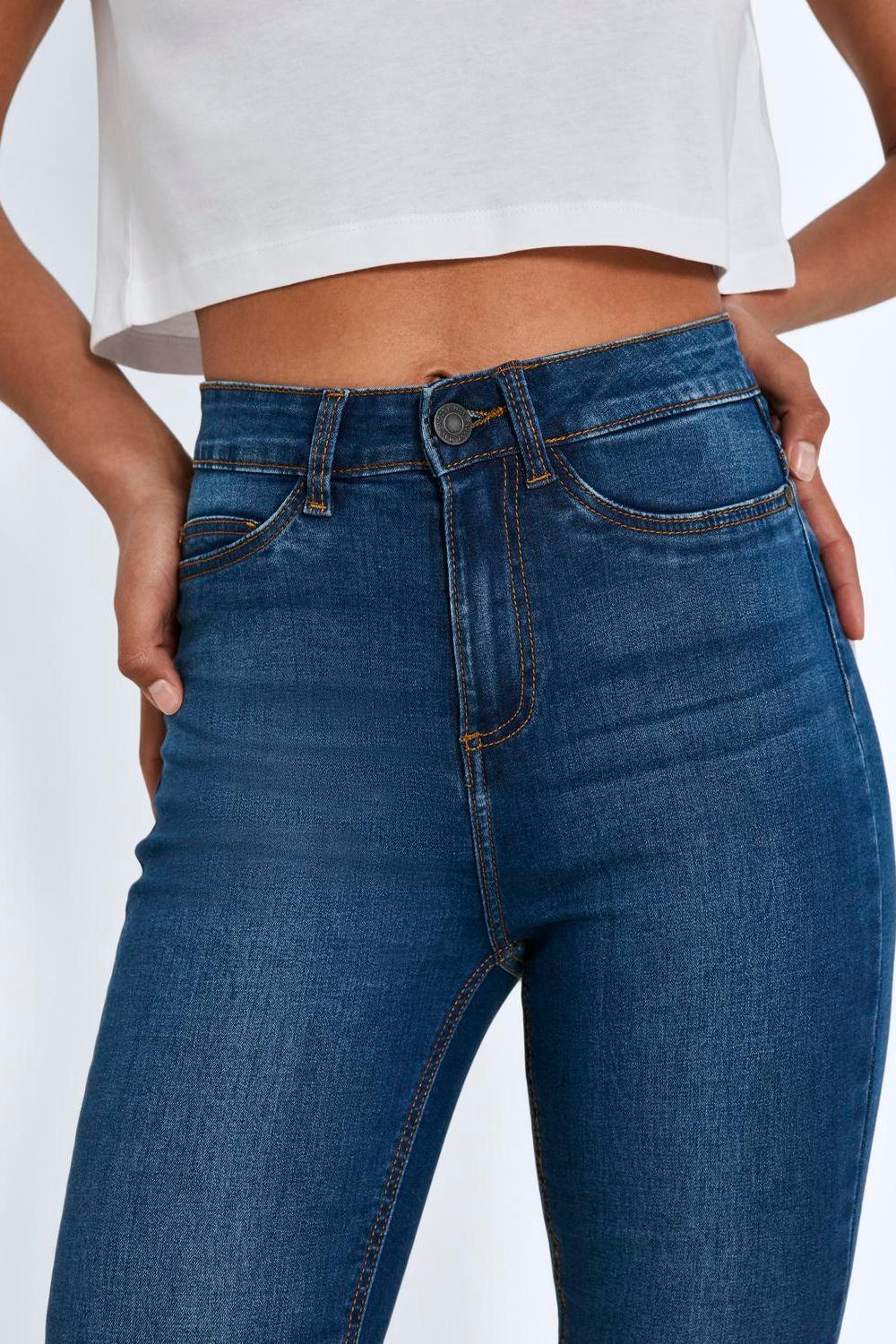 Jean skinny taille haute polyvalent | Confort au quotidien