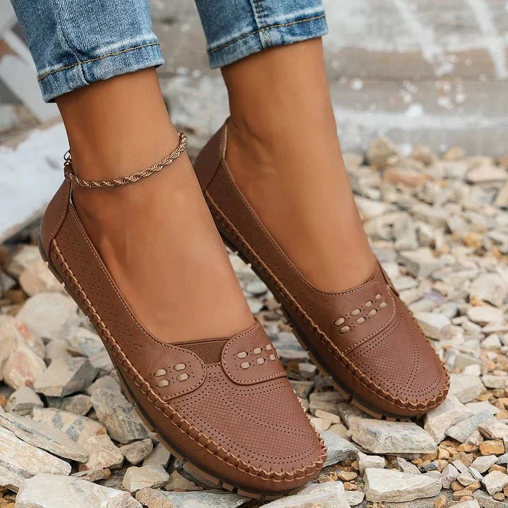Mocassins confort perforés | Marche quotidienne sans effort