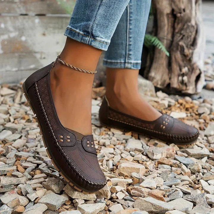 Mocassins confort perforés | Marche quotidienne sans effort
