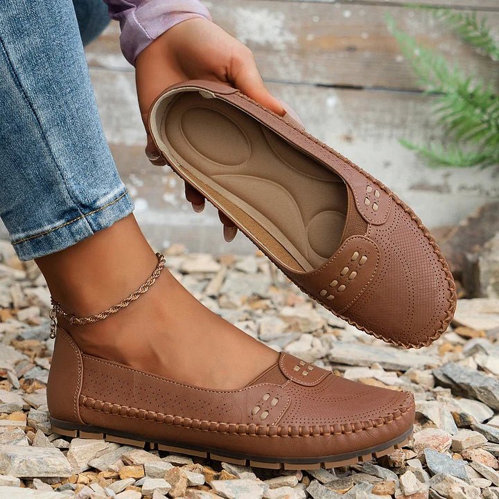 Mocassins confort perforés | Marche quotidienne sans effort