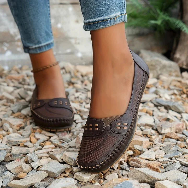 Mocassins confort perforés | Marche quotidienne sans effort