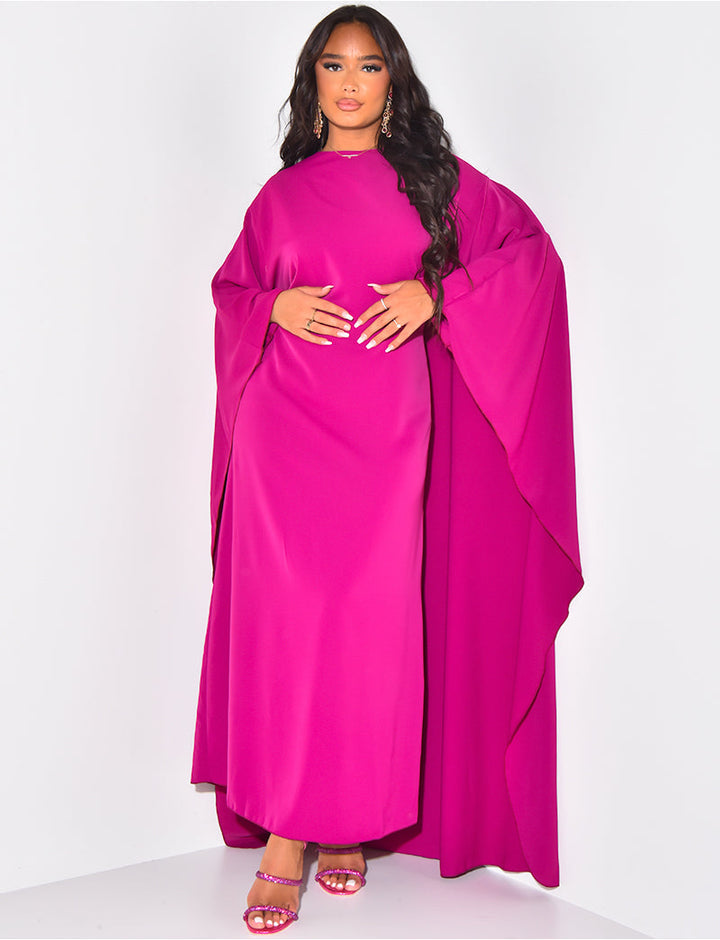 Robe cape fluide | Élégance intemporelle pour les grandes occasions