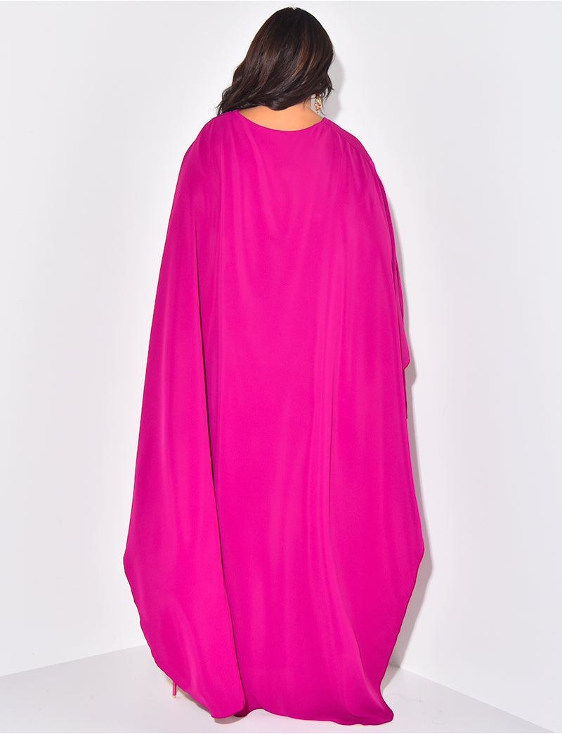 Robe cape fluide | Élégance intemporelle pour les grandes occasions