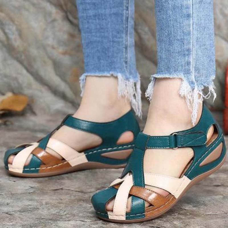 Sandales vintage orthopédiques | Confort et style au quotidien