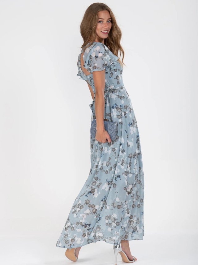 Robe longue fleurie | Élégance estivale