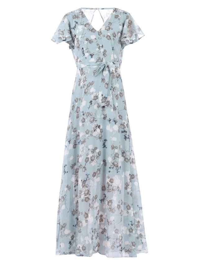 Robe longue fleurie | Élégance estivale