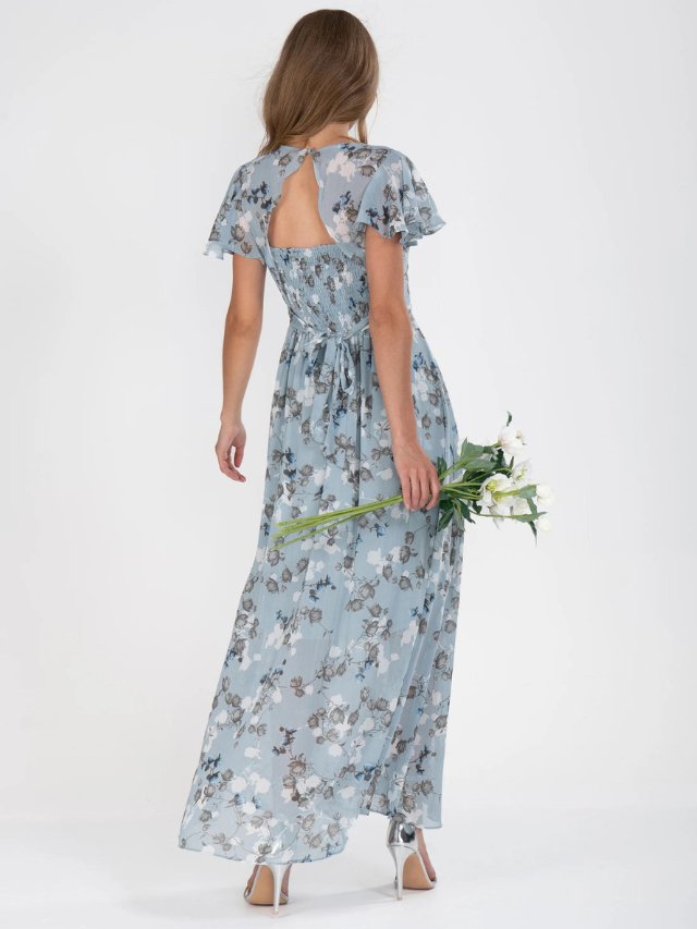Robe longue fleurie | Élégance estivale