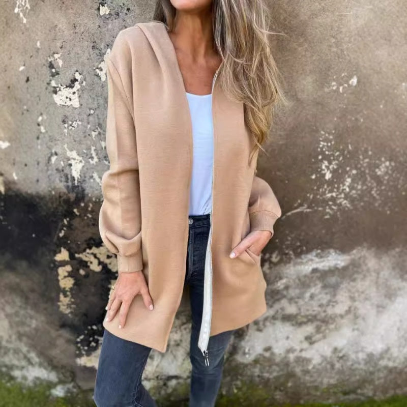 Veste zippée casual | Polyvalence de mi-saison