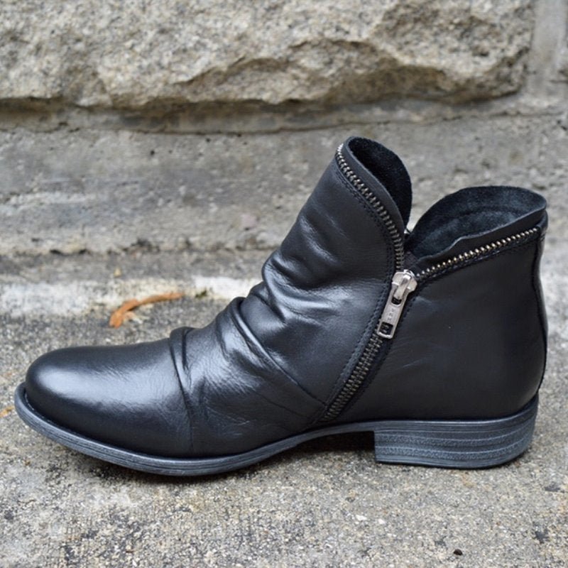 Bottines montantes zippées | Style urbain